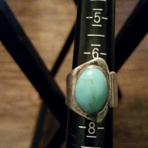 Sterling Silver and Turquoise Ring